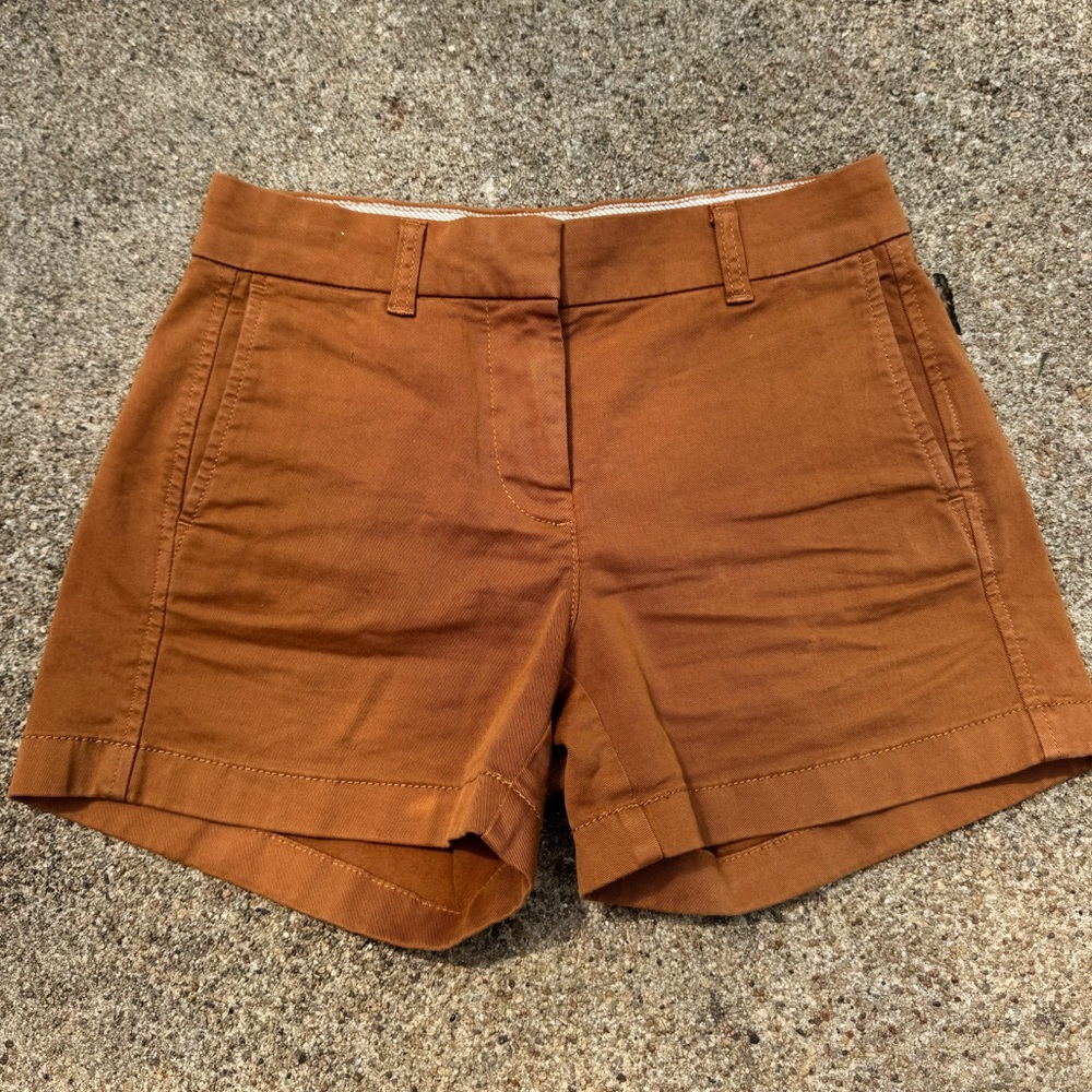 J. Crew Women's Brown / Tan 4” Chino Shorts